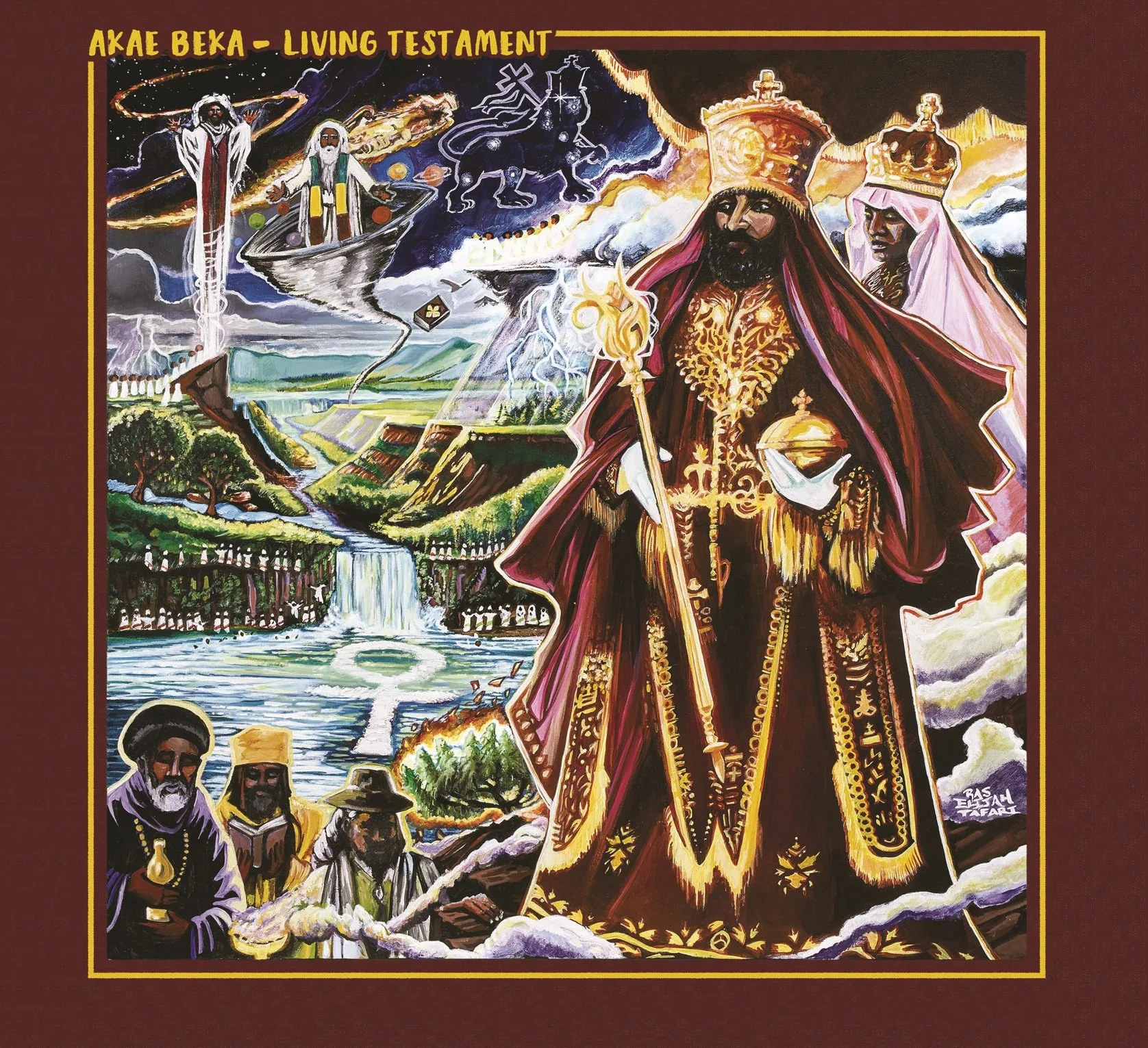 Akae Beka - Living Testament - CD with 12 panel poster — I-ROOTS